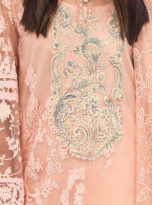 Sana Safinaz Soft Pink Shirt Detail